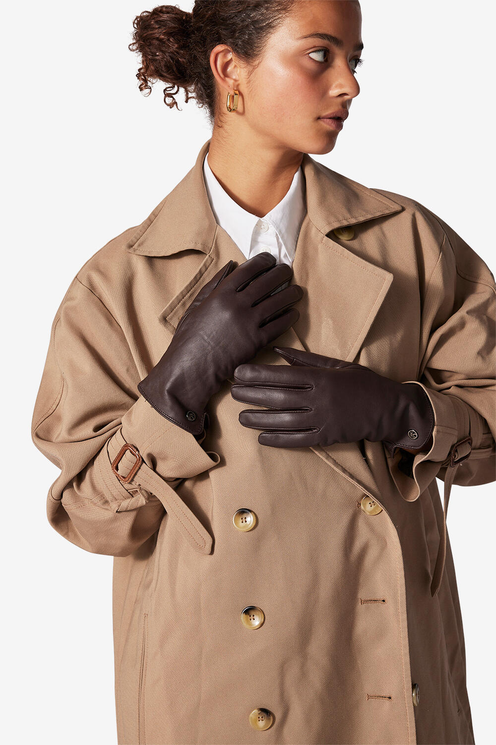 Xenia handsker - Chocolate